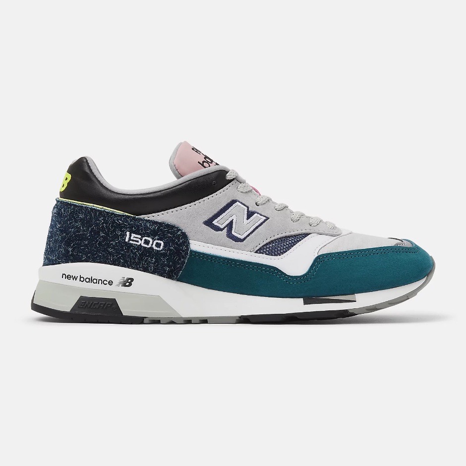 New Balance 1500 Made In UK Pacific with majolica blue and dawn blue