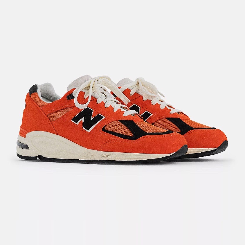 New Balance 990 Made In USA Marigold with black