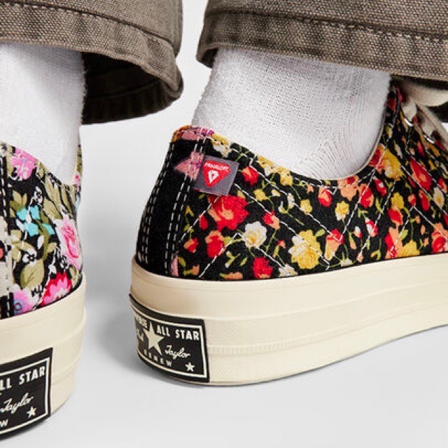 Converse Upcycled Floral Chuck 70 Black Egret