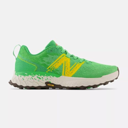 New Balance Fresh Foam X Hierro v7 Green punch with varsity gold and true yellow