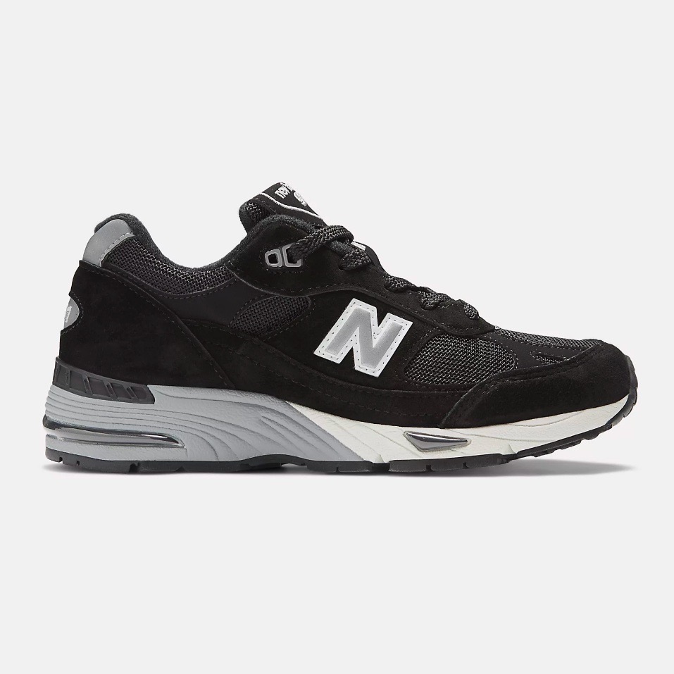 New Balance 991 Made in UK Black with silver