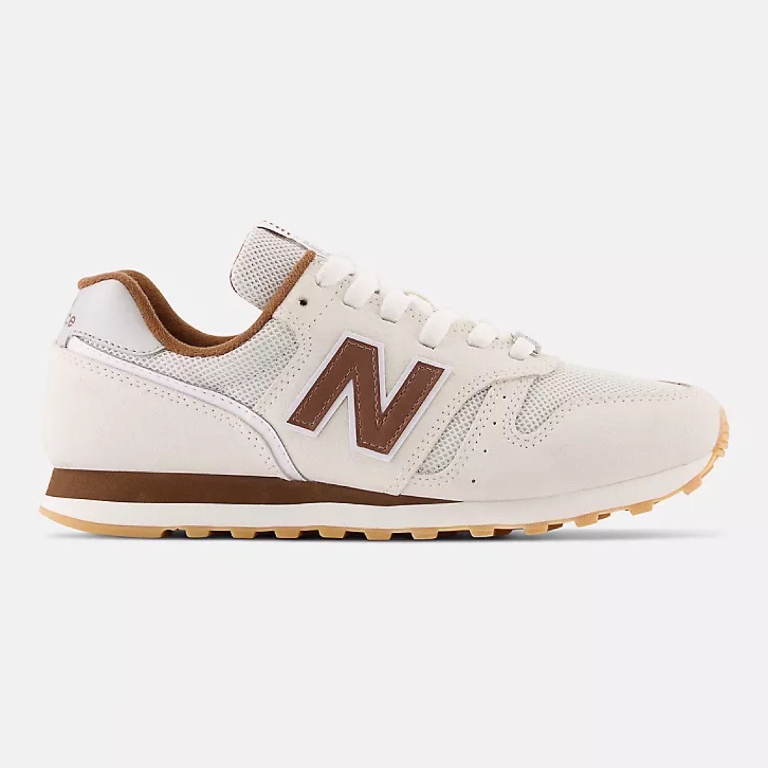New Balance  373 Sea salt with true brown and white