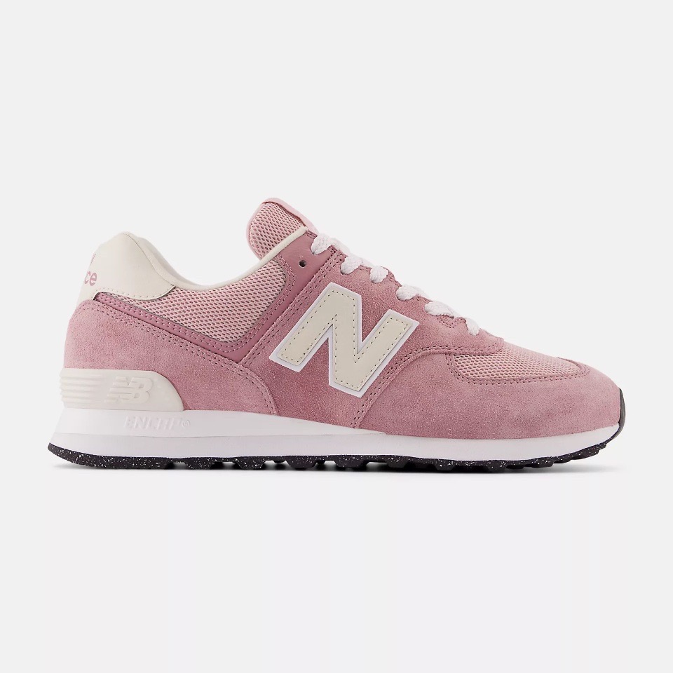New Balance 574 Rosewood with linen