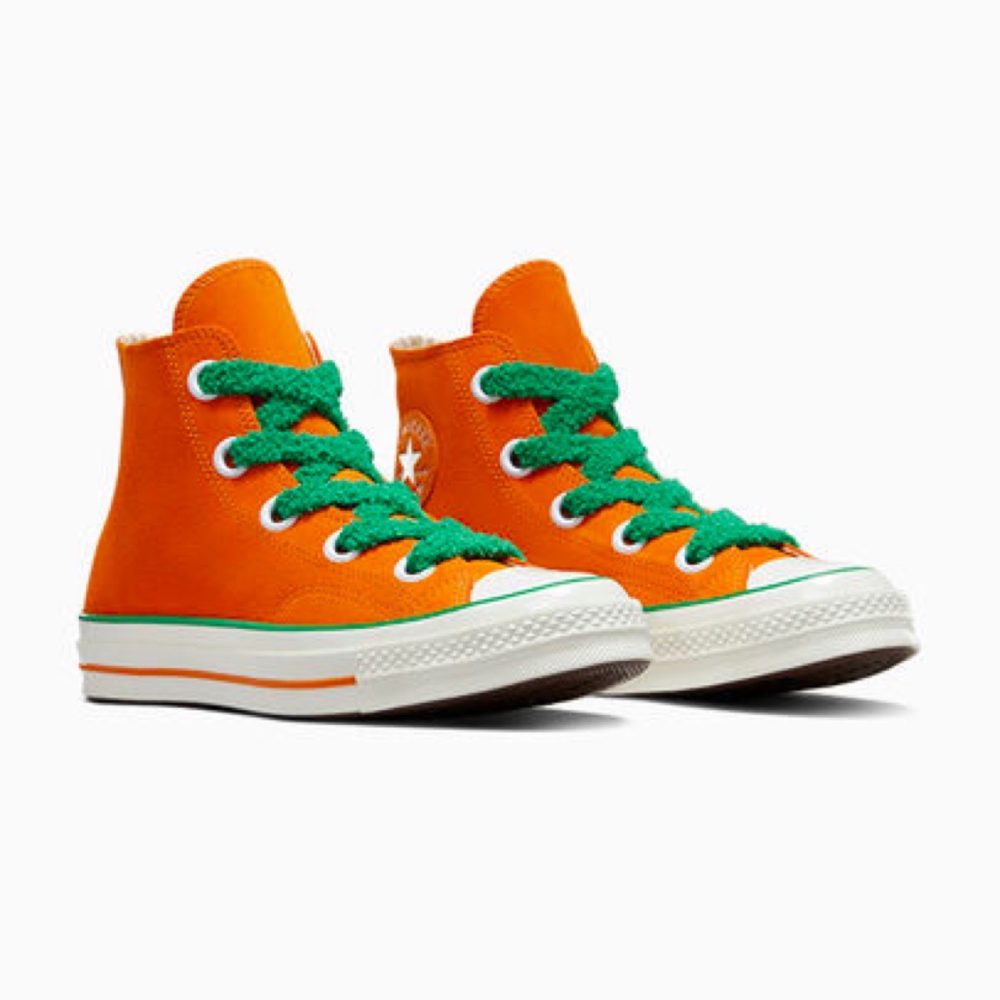 Converse x Wonka Chuck 70 Oompa Loompa Orange Green Egret