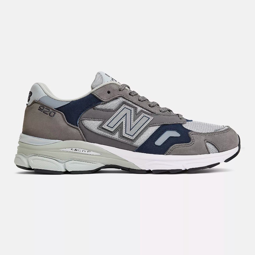 New Balance 920 Made In UK Grey with navy and white