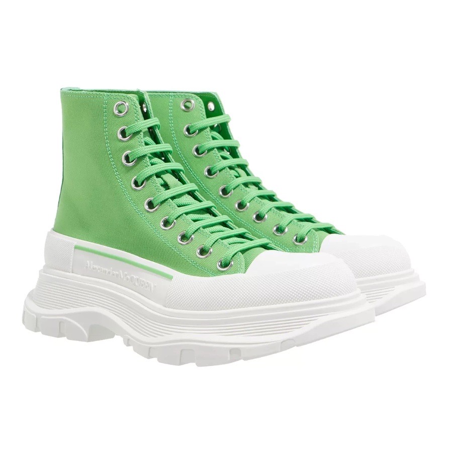 Alexander McQueen Tread Slick Boot Bright Green
