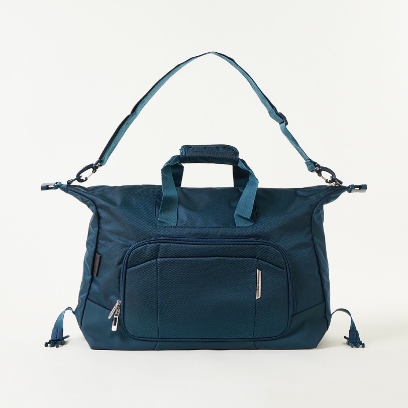 Samsonite Respark weekend bag with detachable shoulder strap petrol green