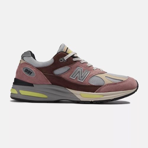 New Balance 991 Made in UK Rosewood with deep taupe and quiet gray