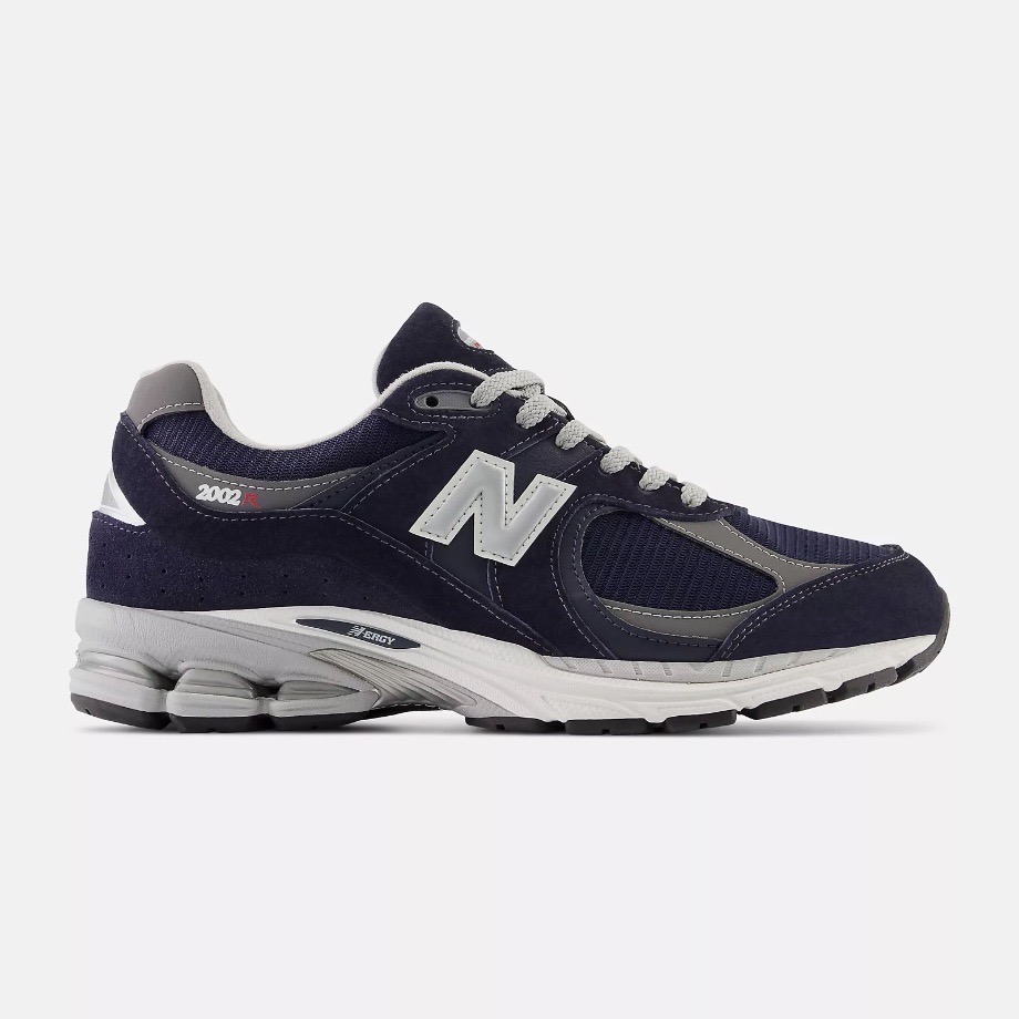New Balance 2002R Blue Eclipse with castlerock and silver metallic