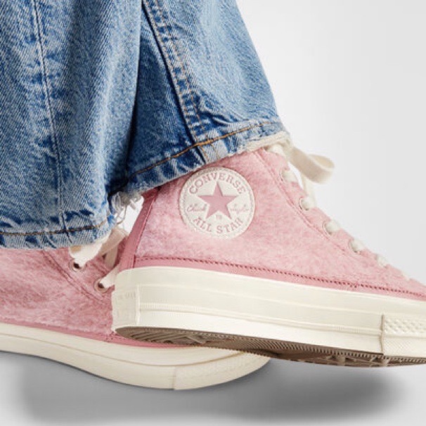 Converse Faux Mohair Pink