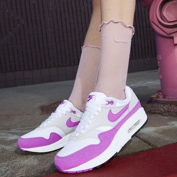 Nike Air Max 1 White Pink Fuchsia