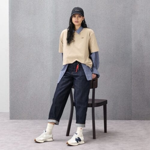 New Balance 327 Chalk White Blue