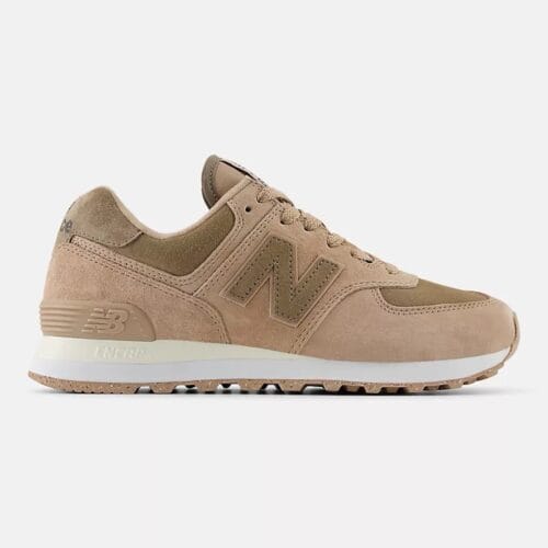 New Balance 574 Brown Taupe Flat Taupe with Mushroom and Sea Salt