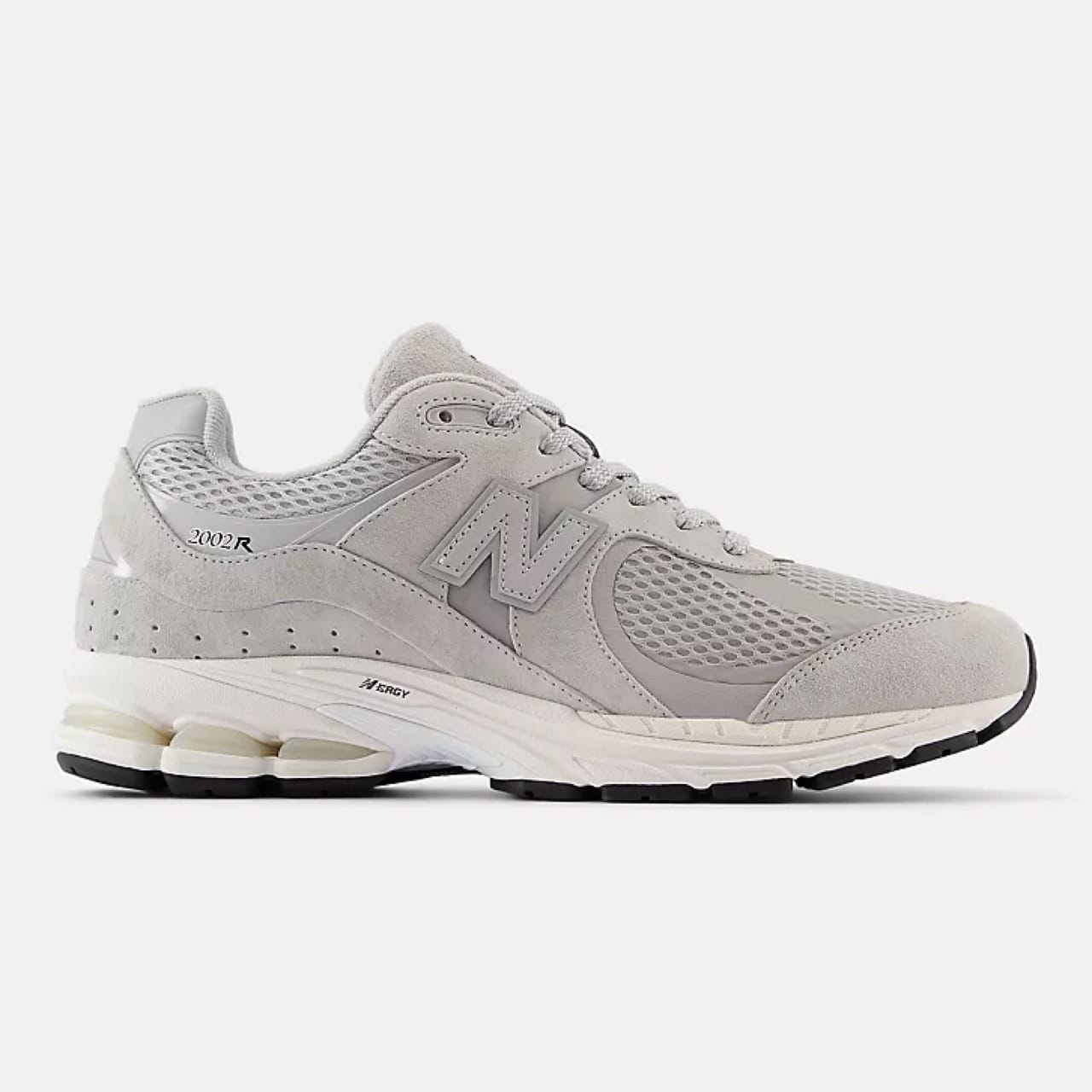 New Balance 2002W Grey raincloud with silver metallic and black