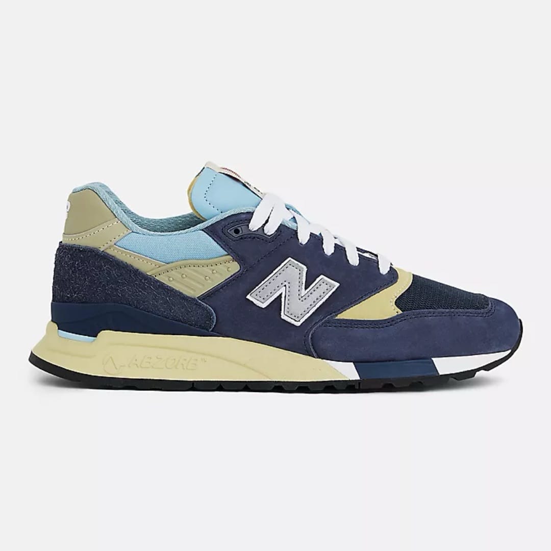 New Balance Made in USA 998 Blue Navy With Chrome Blue