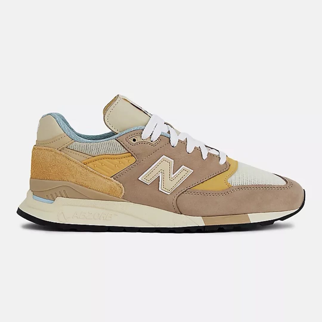 New Balance Made in USA 998 Brown incense with sandstone