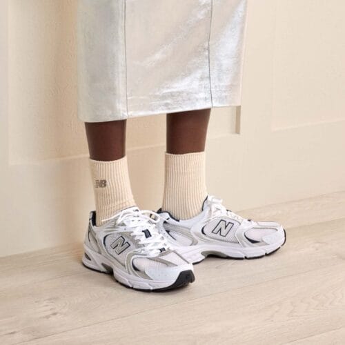 New Balance 530 White with natural indigo ( 20380 )