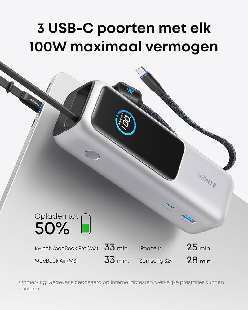 Anker Laptop Power Bank 25,000 mAh