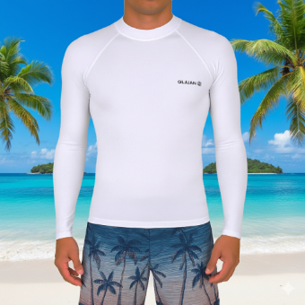 OLAIAN 100 Men’s Long Sleeve UV Protection Surfing Top