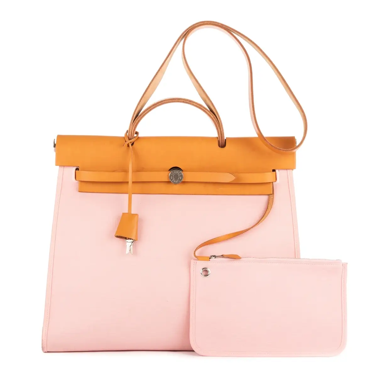 Hermès Herbag Zip 39 pink