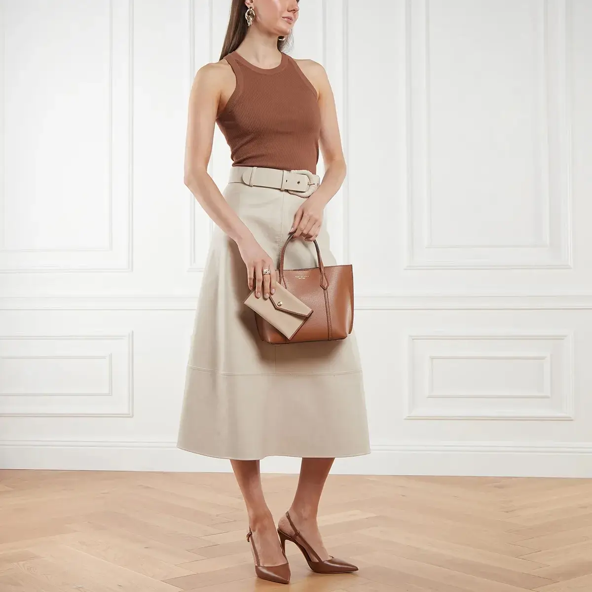 Tory Burch Perry Small Zip Tote