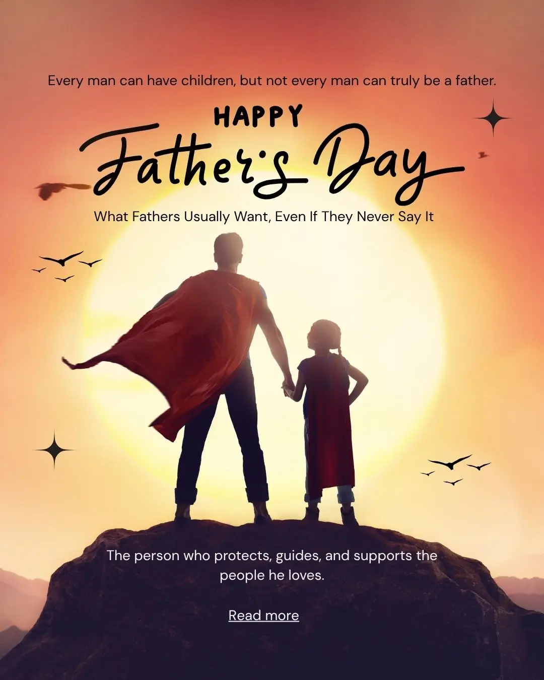 What to Give a Father Who Already Has Everything He Needs